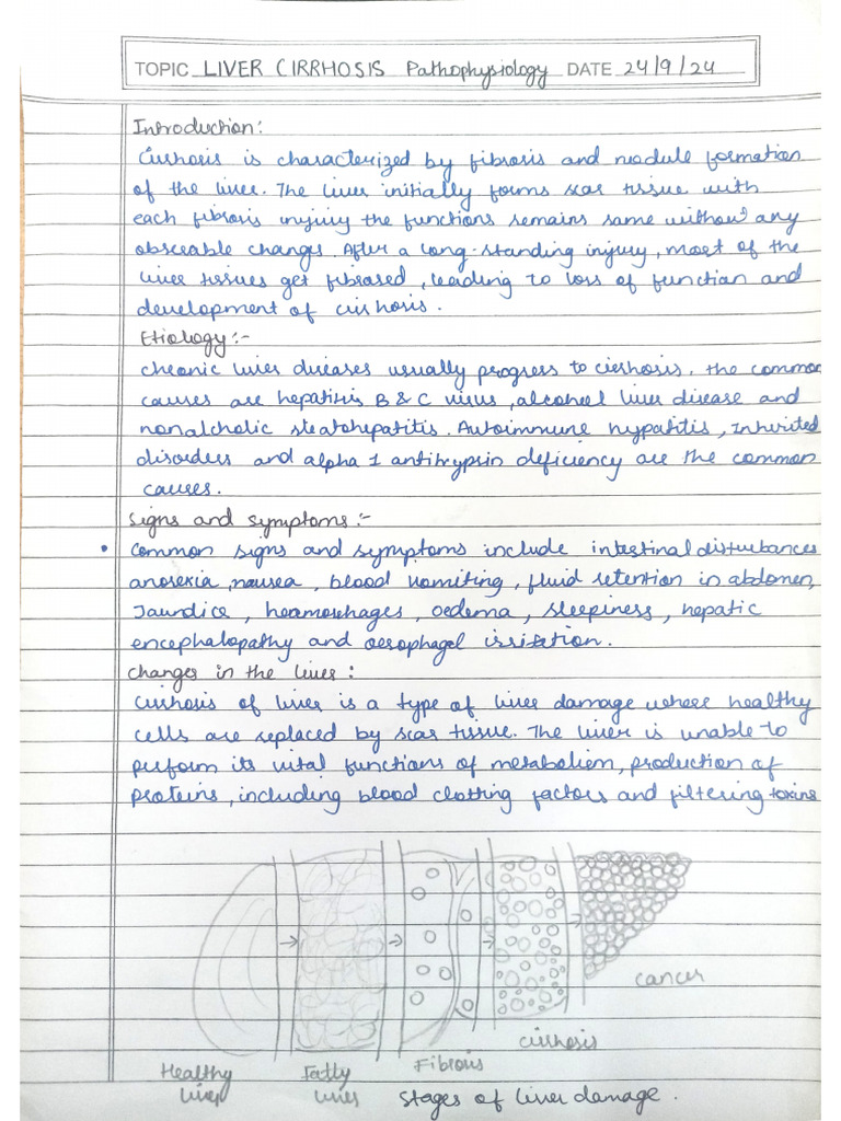 Liver Cirrhosis Pdf