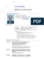 Curriculum Vitae Ec. Juan Plaja 