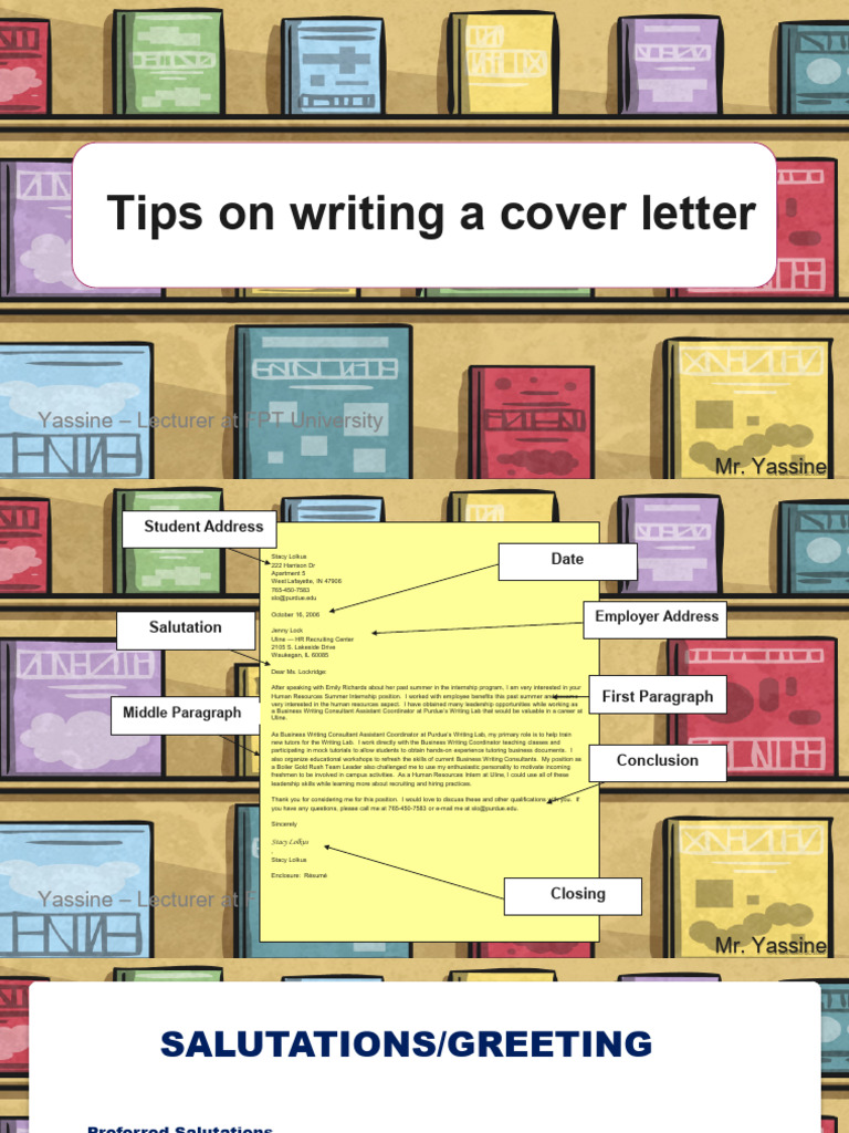 Cover Letter Writing Tips and Examples | PDF | Proofreading