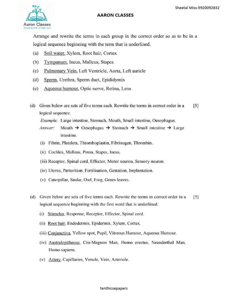 10th LOGICAL SEQ & Odd Out Questions | PDF