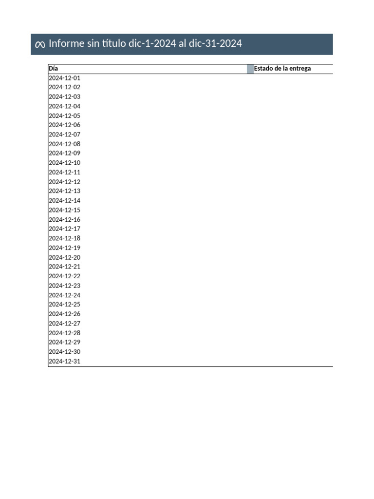 Informe Sin Título Dic 1 2024 Al Dic 31 2024 | PDF