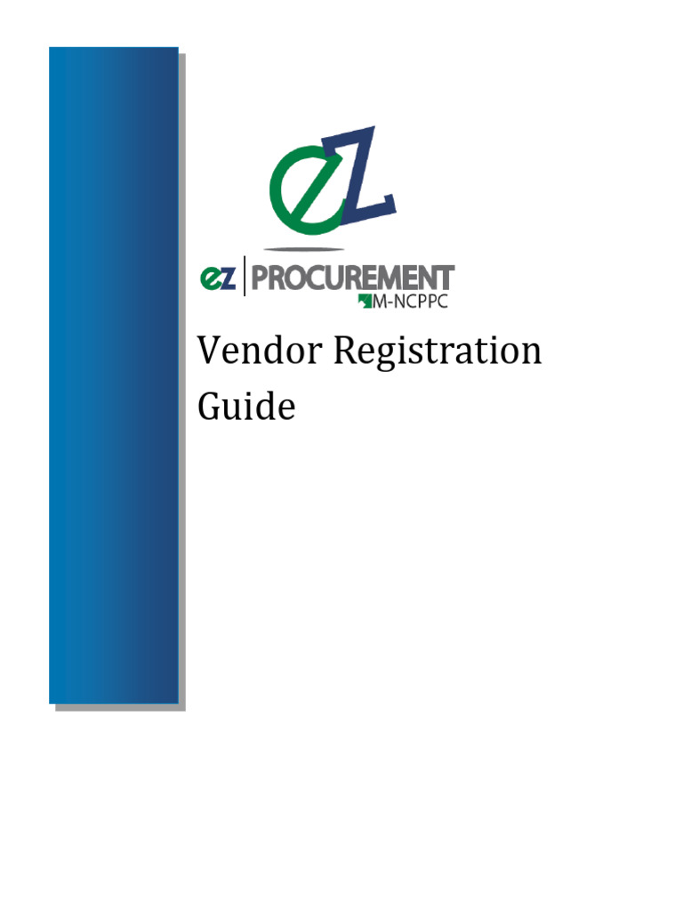 Vendor Registration Process Guide | PDF | Computing | World Wide Web