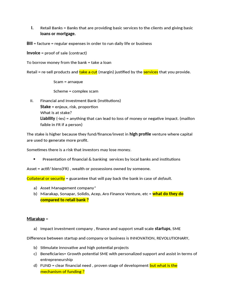 Understanding Retail and Investment Banking | PDF | Equity (Finance ...
