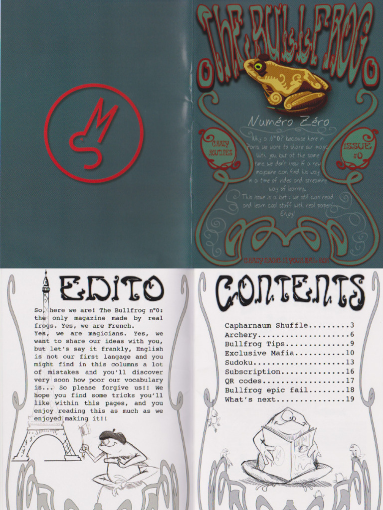Magical Sleight - The Bullfrog Magazine Issue 0 | PDF