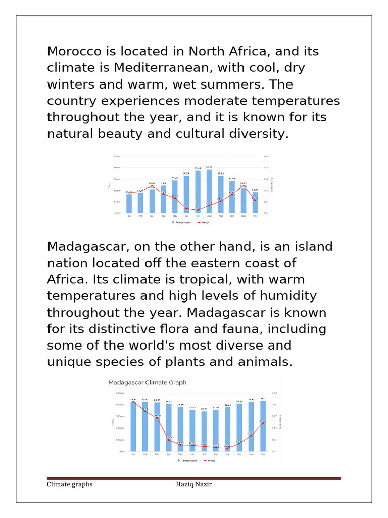 Climate Graphs | PDF