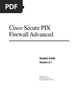 Download Cisco Secure PIX Firewall Advanced Student Guide Version 21 by pcalimero5844 SN8302031 doc pdf