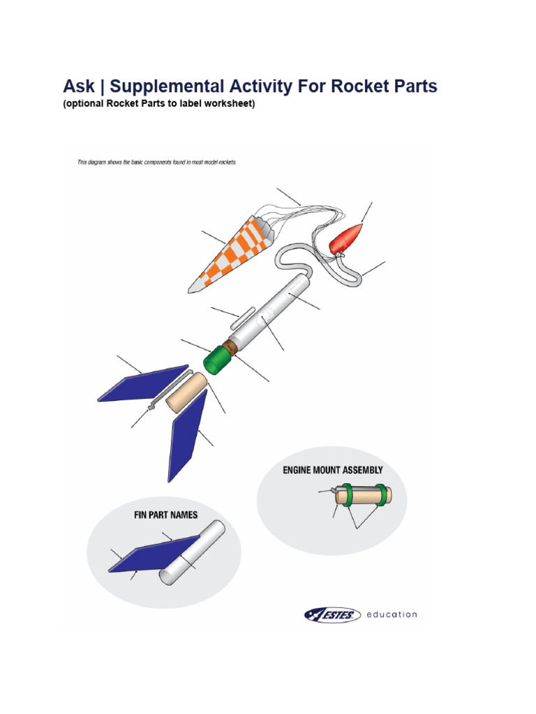 Rocket Parts Labeling Activity | PDF