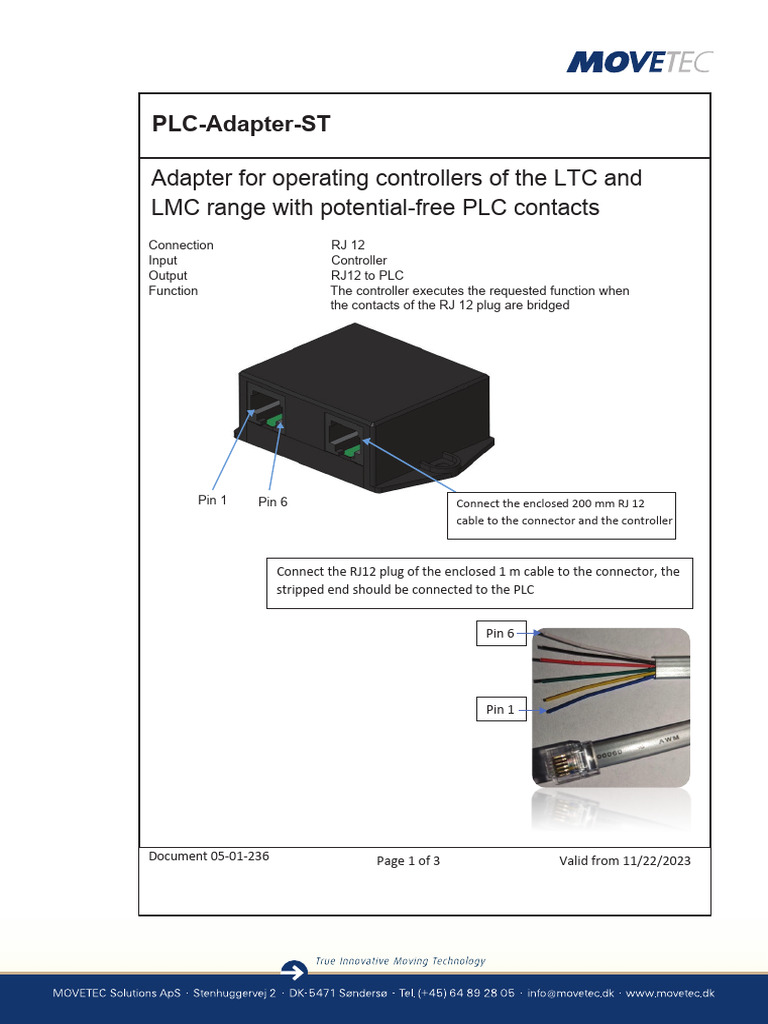 PLC Adapter ST UK 300724 3pages | PDF