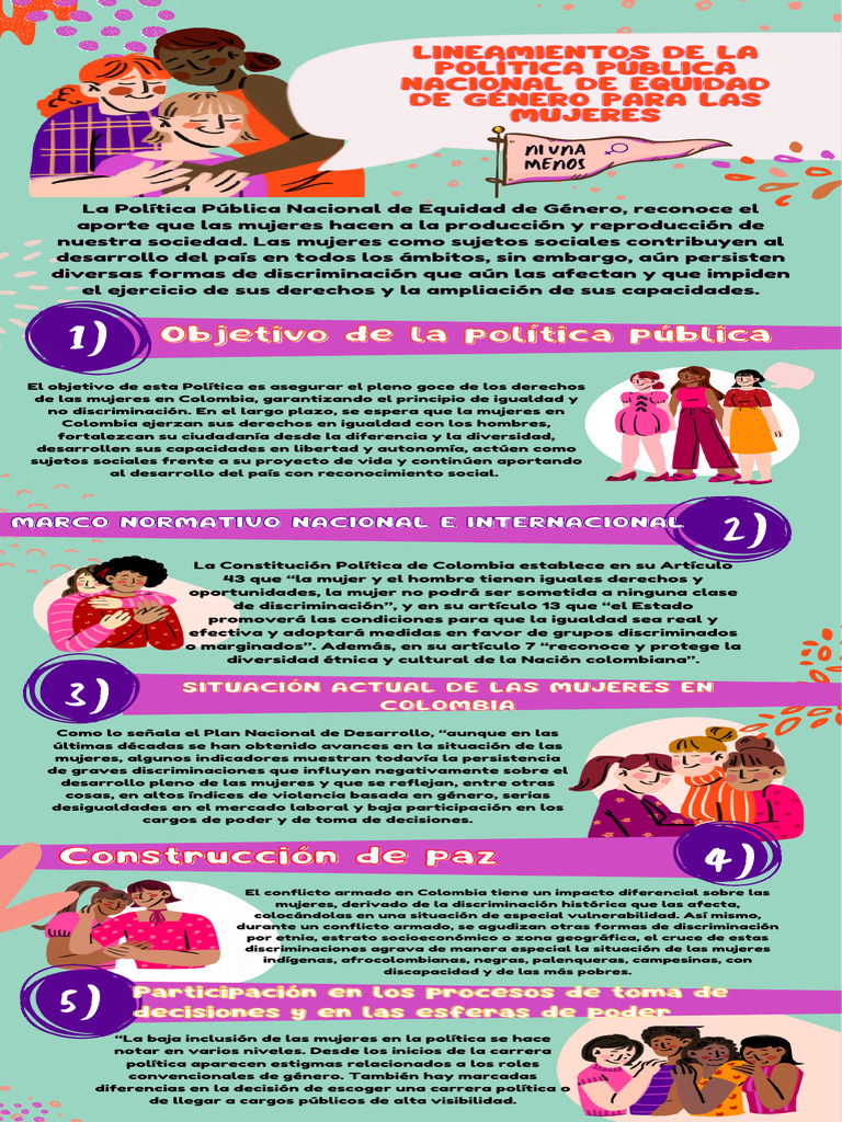 Política Pública de Equidad de Género en Colombia | PDF | Mujer ...