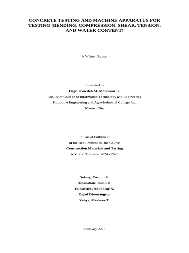 Concrete Testing Methods and Equipment | PDF | Concrete | Strength Of ...