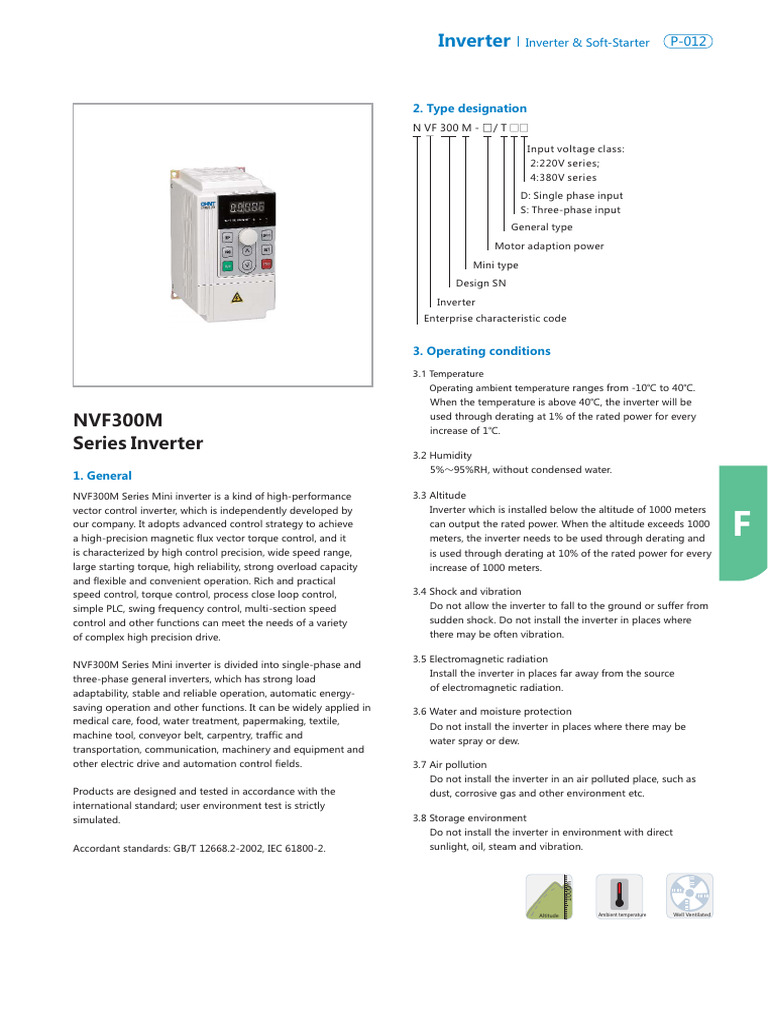 NVF300M Series Mini Inverter Overview | PDF | Power Inverter | Power Supply
