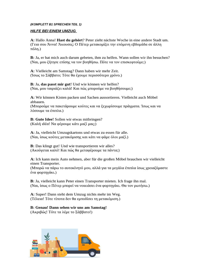 Komplett B1 Sprechen Teil 1 Modelltest 4 Pdf