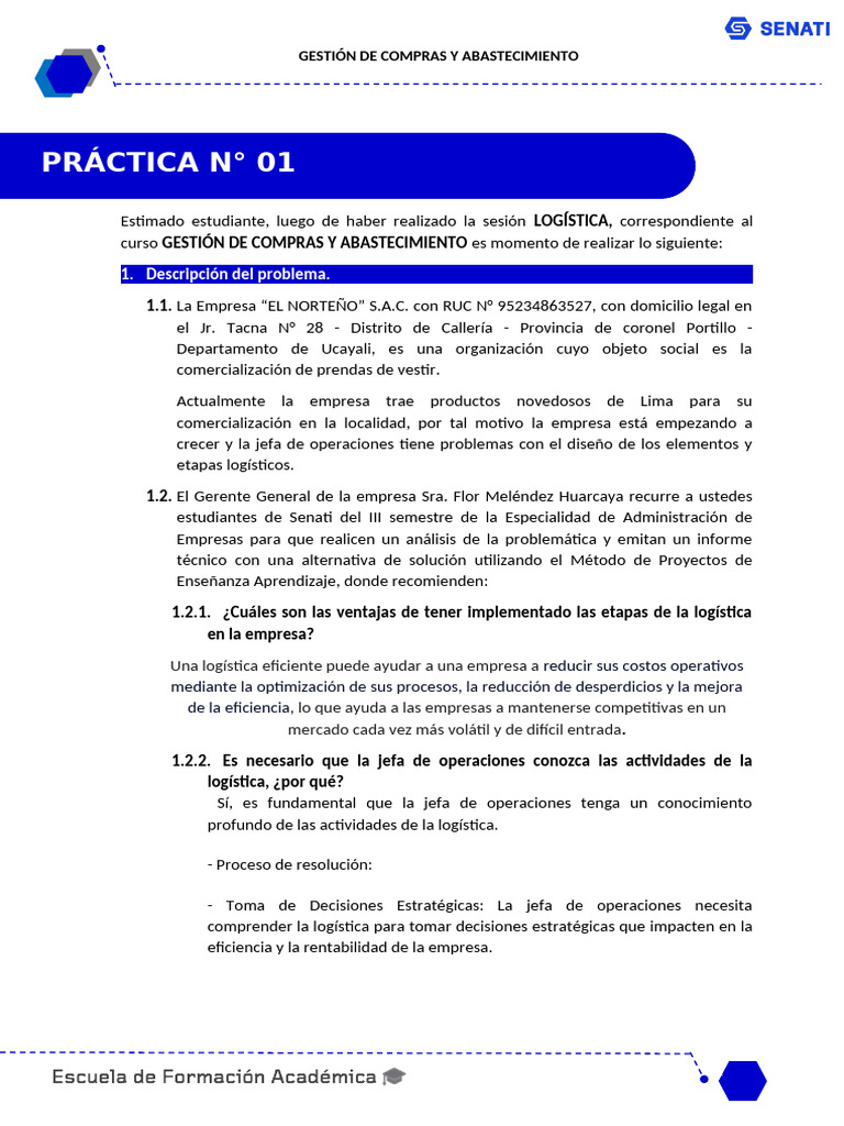 Estrategias en Gestión de Compras y Logística | PDF | Logística | Business