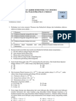 Ulangan Akhir Semester 2 Type B