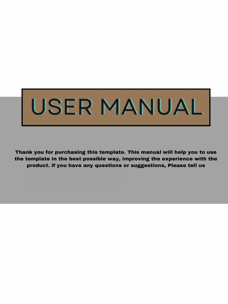 User Manual | PDF