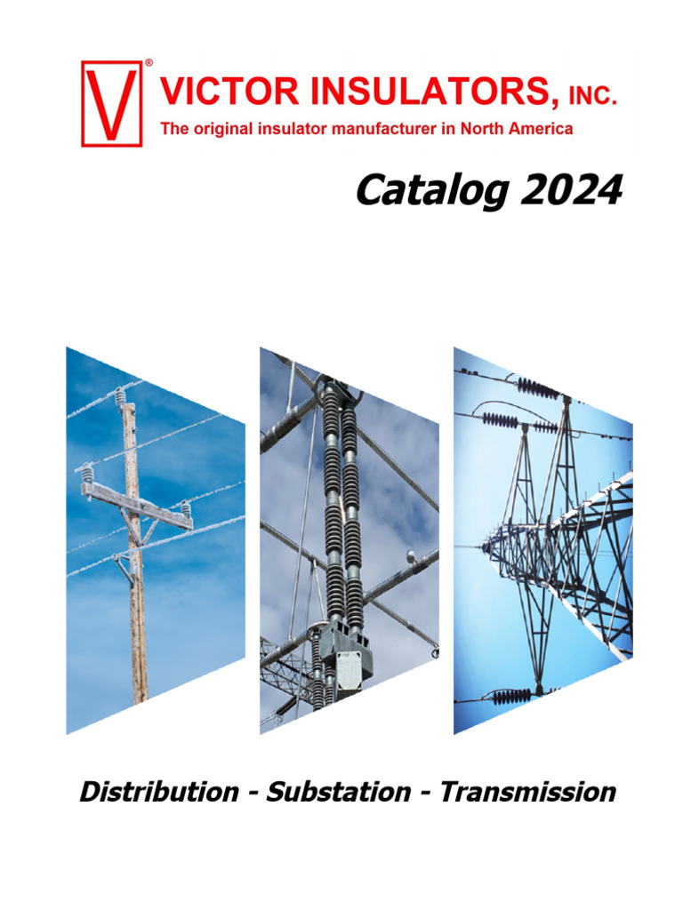 Victor Insulators Catalogue 2024 | PDF | Insulator (Electricity ...