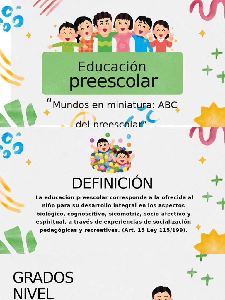 Qué Es La Educación Preescolar | PDF | Educación de la primera infancia ...
