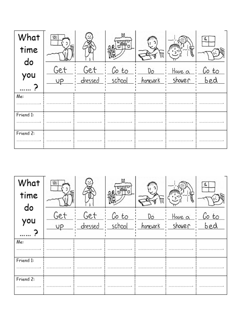 Daily Routines Overview | PDF