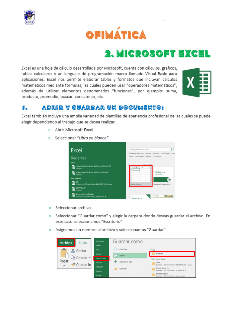 Microsoft Excel | PDF | Microsoft Excel | Hoja de cálculo