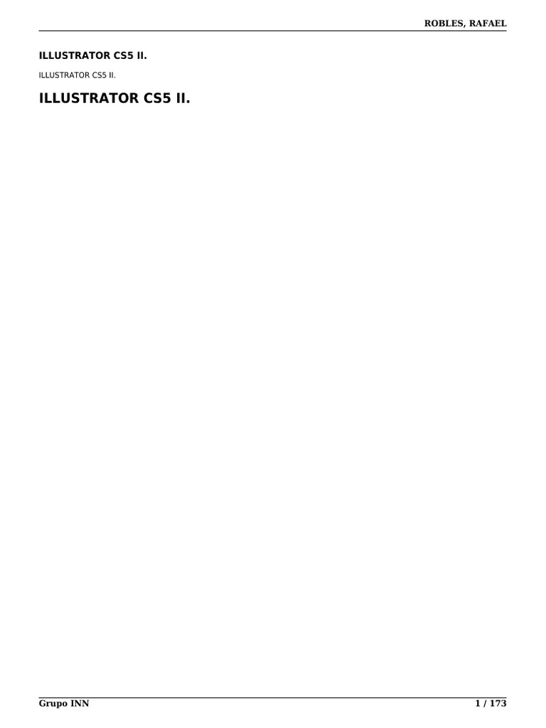 Illustrator Cs5 2 | PDF | Perspectiva (Gráfica) | Ventana (informática)