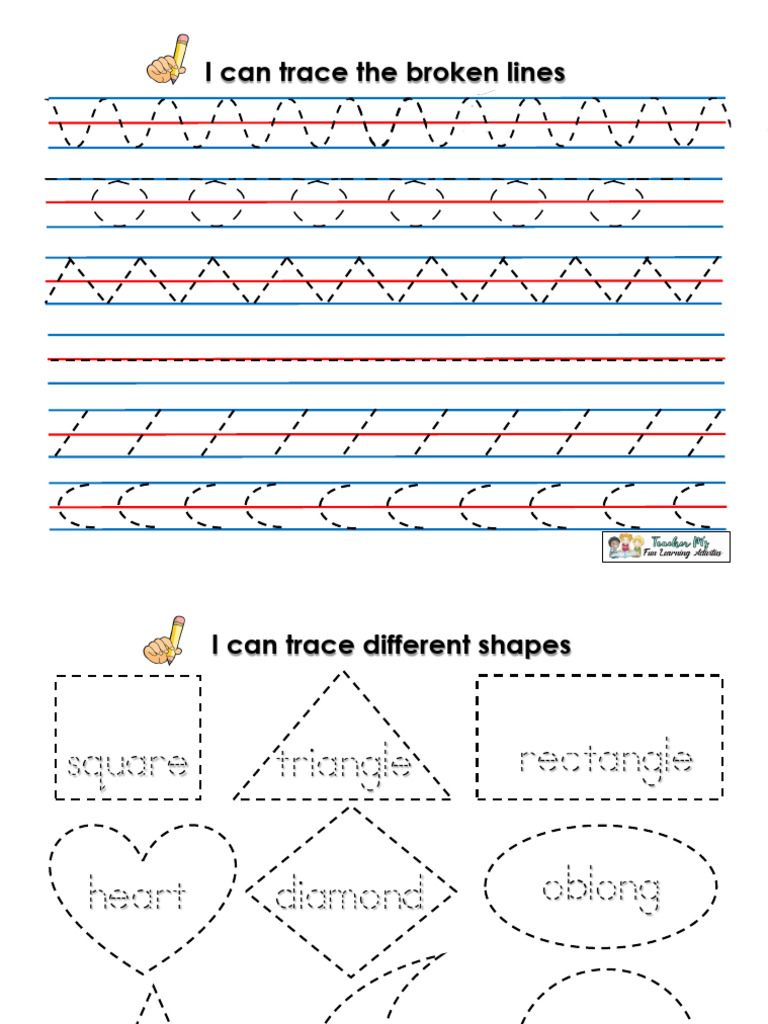 Tracing Shapes and Letters | PDF