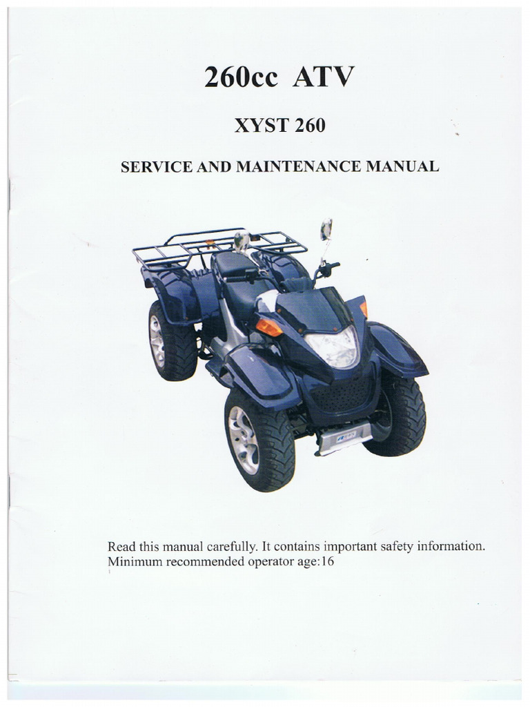 260 CC ATV | PDF