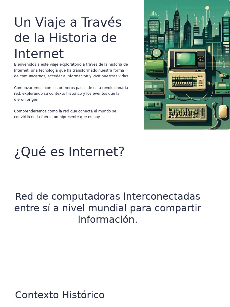 Historia y Evolución de Internet | PDF | Red mundial | Internet y web