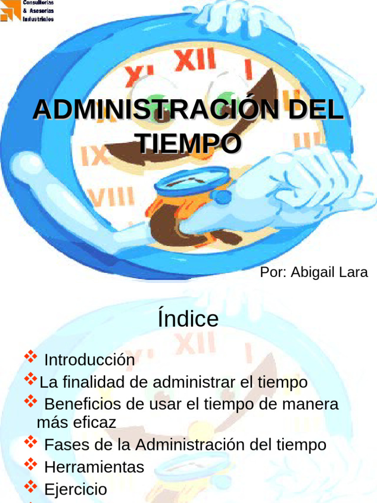 Eficiencia en la Administración del Tiempo | PDF | Planificación | Hora