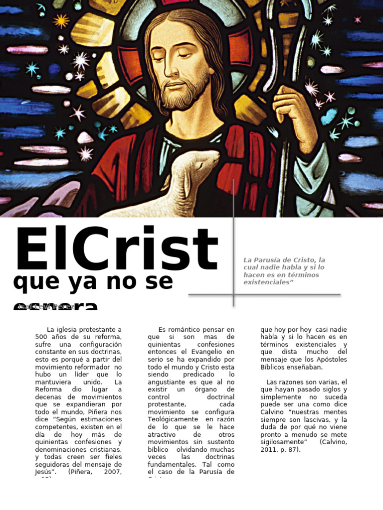 El Cristo Que Ya No Esperamos | PDF | Cristo (título) | Denominación ...