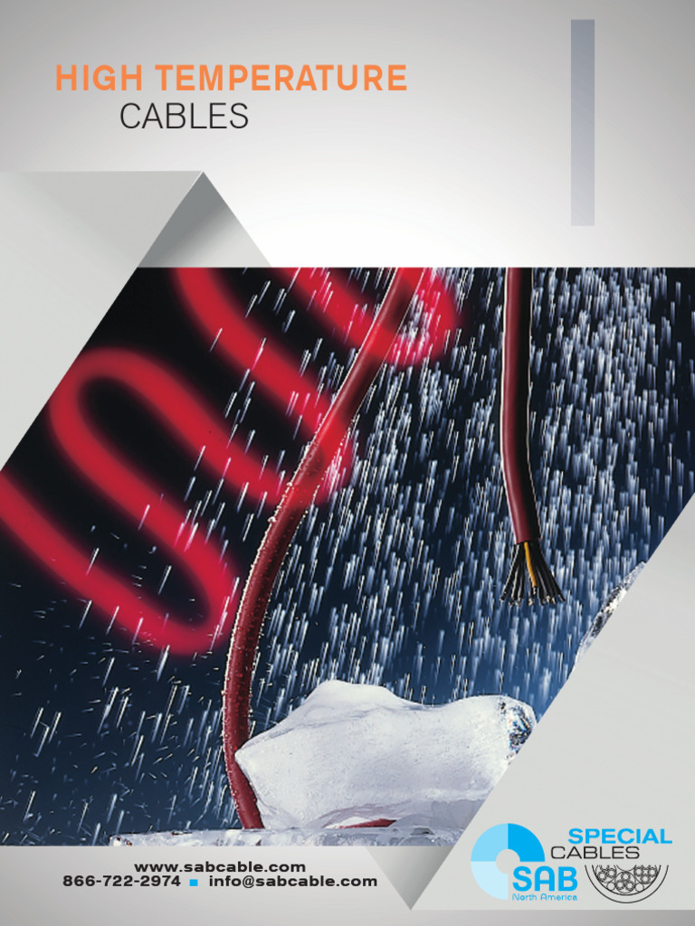 I USA High Temperature | PDF | Electrical Wiring | Wire
