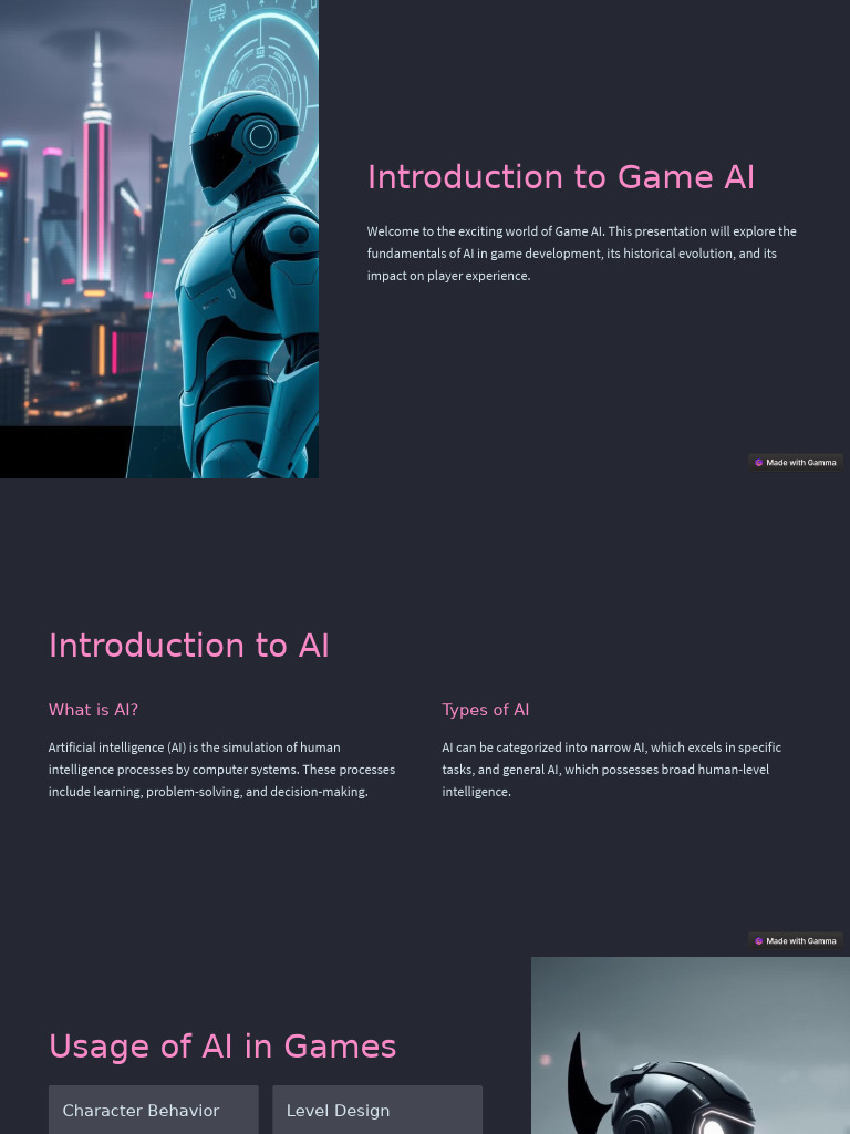 Game AI: Evolution and Impact on Gaming | PDF | Artificial Intelligence ...