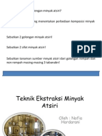 Ekstraksi Minyak Atsiri