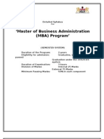 MBA Industry Interface (Semeter Scheme)