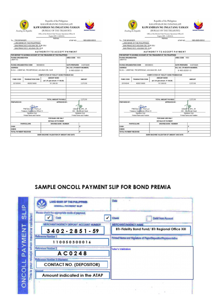 Bank Payment Slip Submission Guide | PDF