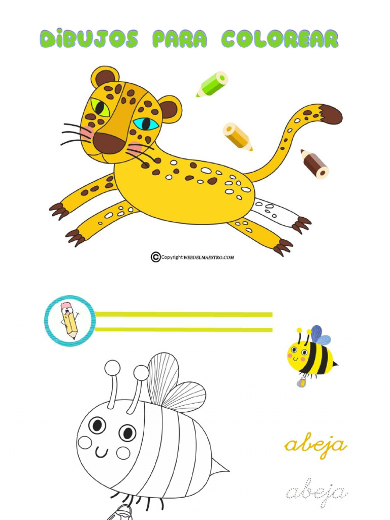 Dibujos para Colorear para Ninos | PDF