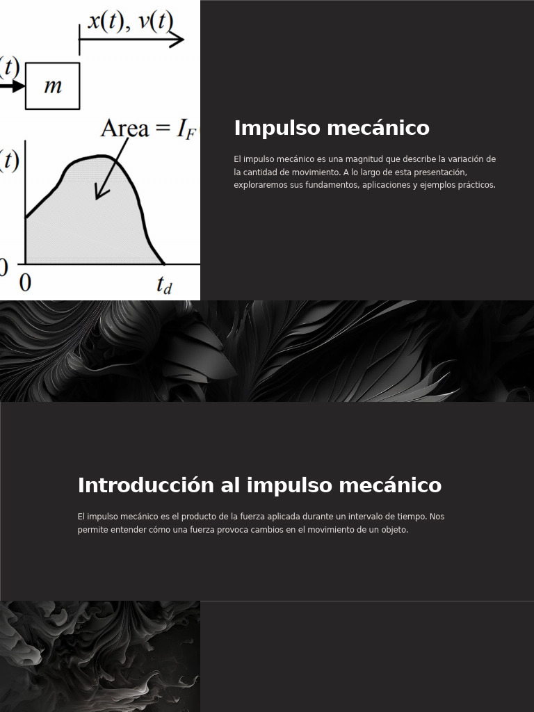 Fundamentos del Impulso Mecánico | PDF