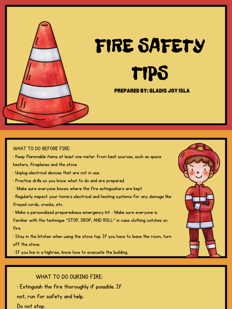 Essential Fire Safety Tips Guide | PDF