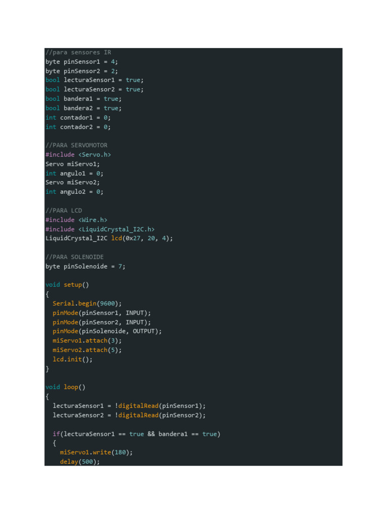 diagrama y codigo | PDF image.