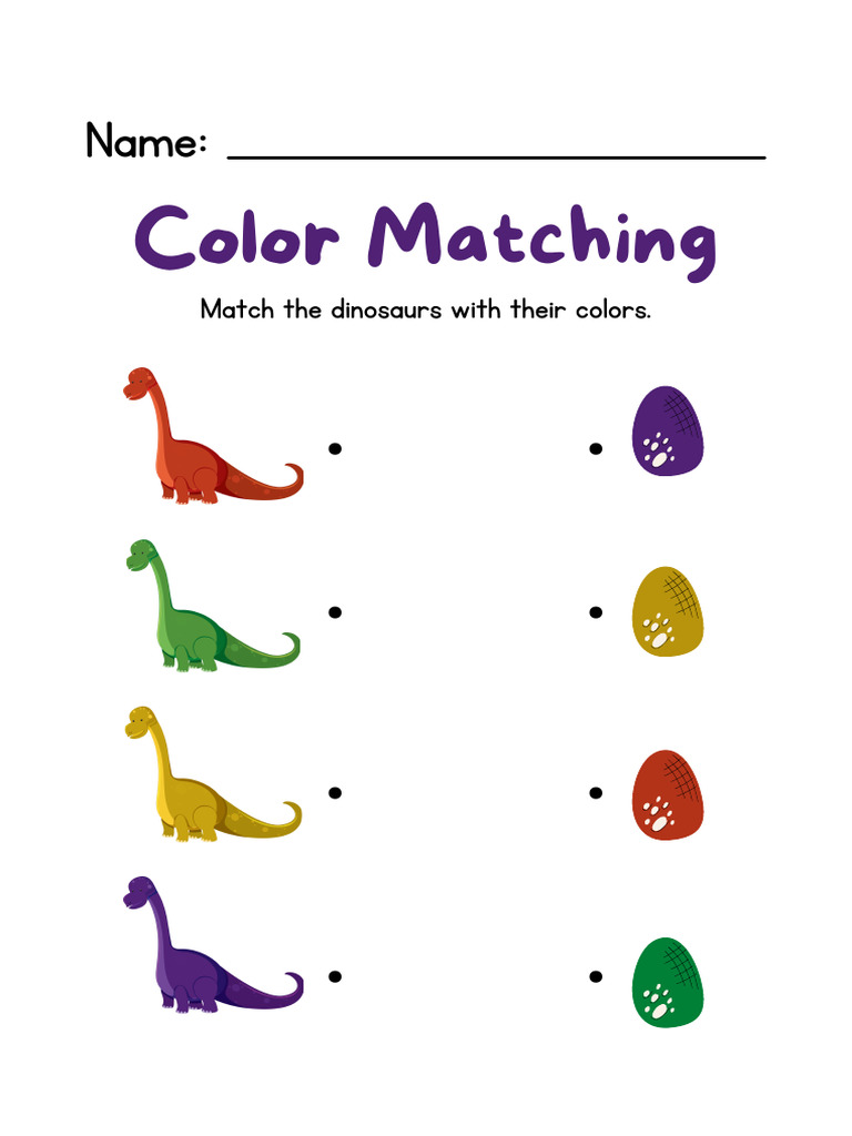 Fun Illustrative Color Matching Worksheet - 20250211 - 163145 - 0000 | PDF