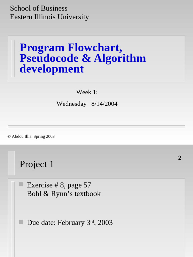 8142024-FLOWCHART-ppt (1) | PDF | Algorithms | Variable (Computer Science)