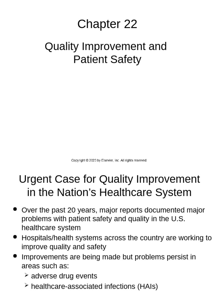 Chapter 022 | PDF | Patient Safety | Joint Commission