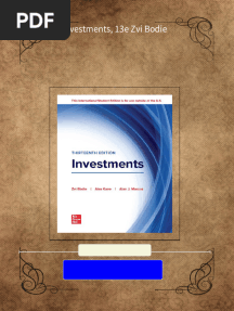 Investments, 13e Zvi Bodie 2024 Scribd Download