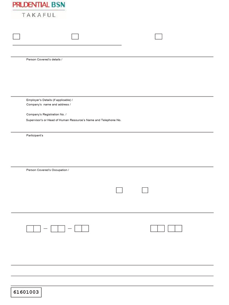 Accident Claim Form - Takaful | PDF