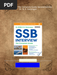 Download Complete SSB Interview The Complete Guide Second Edition Dr. N. K. Natarajan PDF for All Chapters