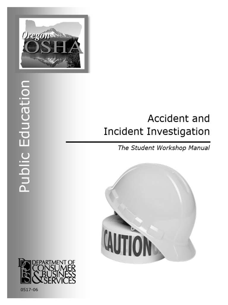 Oregon OSHA Accident Investigation Guide | PDF | Occupational Safety ...