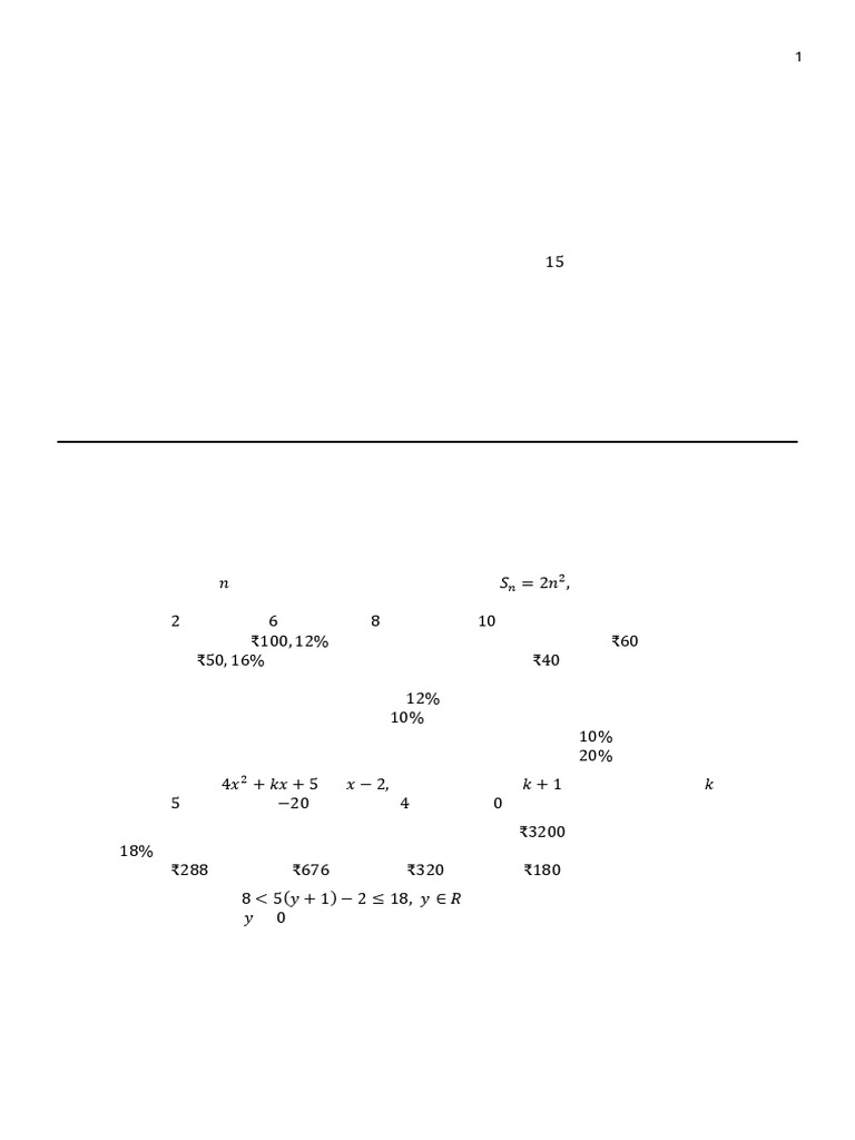 Mathematics Model Exam QP 2025 | PDF | Mathematics
