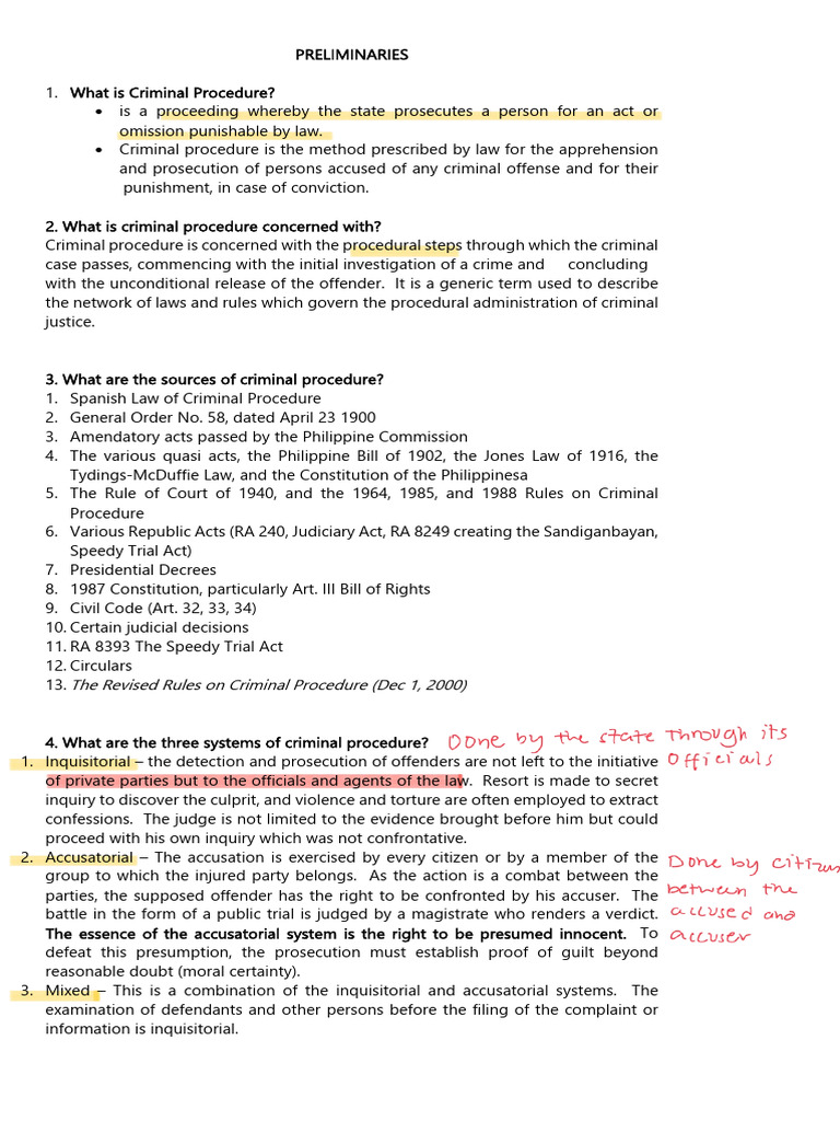 Crim Pro Midterms Pdf Jurisdiction Prosecutor