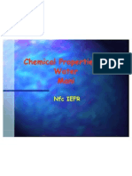 Chemical Properties of Water