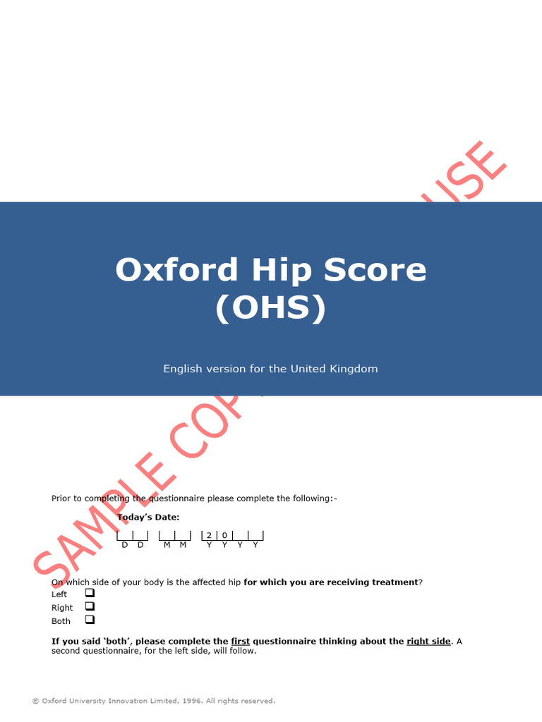 FINAL OHS English UK SAMPLE-1 | PDF | Diseases And Disorders