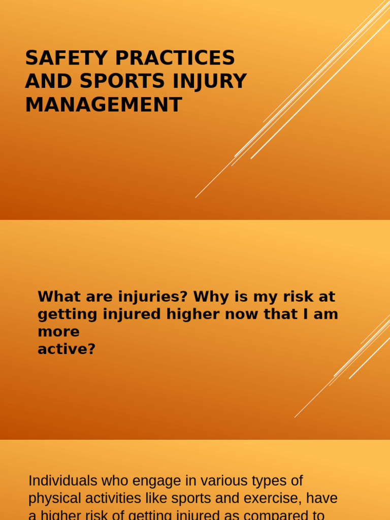 Sports Injury Management & Prevention Guide | PDF | Concussion ...